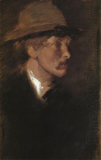 James Abbot McNeill Whistler Study of a Head oil painting picture